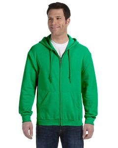 Gildan 18600 - FULL ZIP HOODED SWEATSHIRT 8 oz. Irish Green