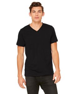 Bella+Canvas 3005 - Unisex Jersey Short-Sleeve V-Neck T-Shirt Black