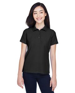 Harriton M280W - Ladies 5 oz. Blend-Tek Polo Black