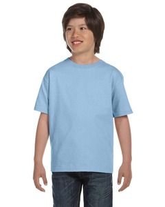 Gildan G800B - DryBlend® Youth 5.5 oz., 50/50 T-Shirt Light Blue