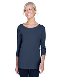 Devon & Jones DP192W - Perfect Fit Ladies Ballet Bracelet-Length Knit Top Navy