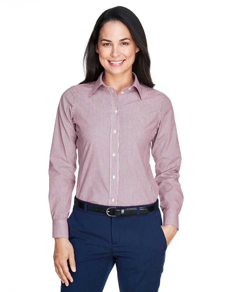 Devon & Jones D645W - Ladies Crown Collection Banker Stripe