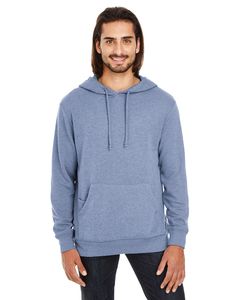 Threadfast 321H - Unisex Triblend French Terry Hoodie Denim Heather