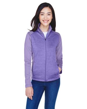 Devon & Jones DG796W - Ladies Newbury Colorblock Mélange Fleece Full-Zip