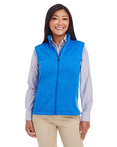 Devon & Jones DG797W - Ladies Newbury Mélange Fleece Vest French Blue Hthr