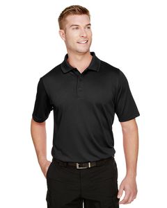 Harriton M348 - Men's Advantage Snag Protection Plus IL Polo Black