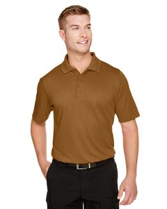 Harriton M348 - Men's Advantage Snag Protection Plus IL Polo Duck Brown