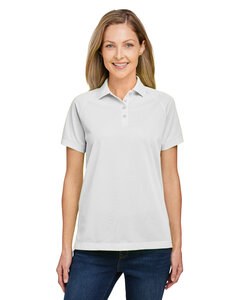 Harriton M208W - Ladies Charge Snag and Soil Protect Polo White