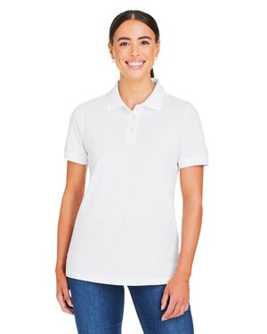 Harriton M205W - Ladies Valiant Cotton Snag Protect Polo