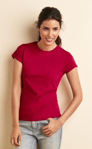 Gildan 64000L - Fitted Ring Spun T-Shirt FOR WOMEN