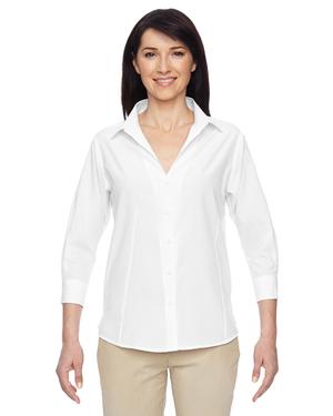 Harriton M610W - Ladies Paradise Three-Quarter Sleeve Performance Shirt