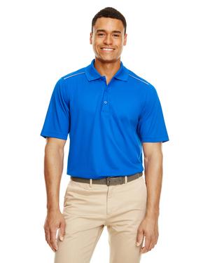 Core 365 88181R - Mens Radiant Performance Piqué Polo with Reflective Piping