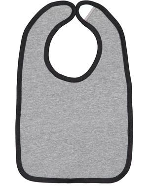 Rabbit Skins RS1004 - Infant Contrast Trim Bib